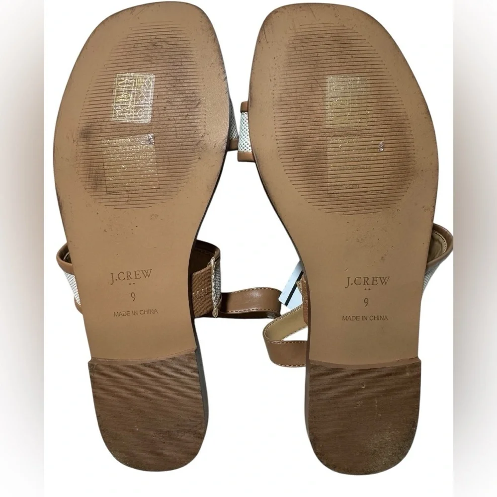 J Crew Double Strap Buckle Sandals 9